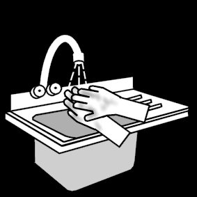 laver les mains